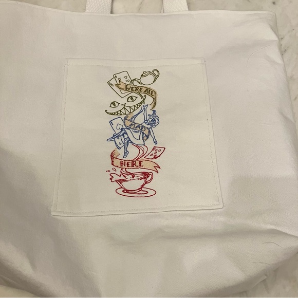 Handmade new Alice in Wonderland Tote bag - Picture 4 of 7